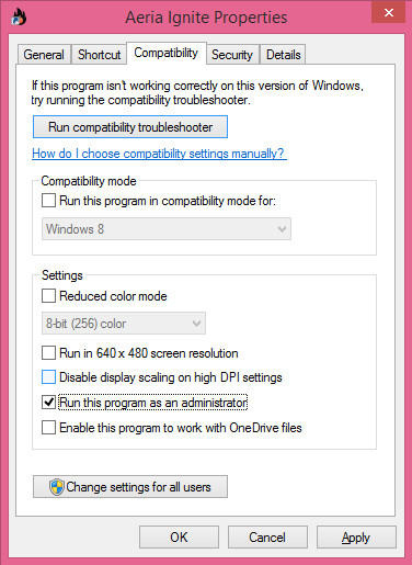 Mẹo để luôn mở ứng dụng bằng quyền Administrator trên Windows 8.1